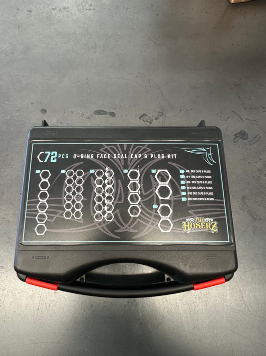 The Hoserz 72PCS O-Ring Face Seal Cap & Plug Kit