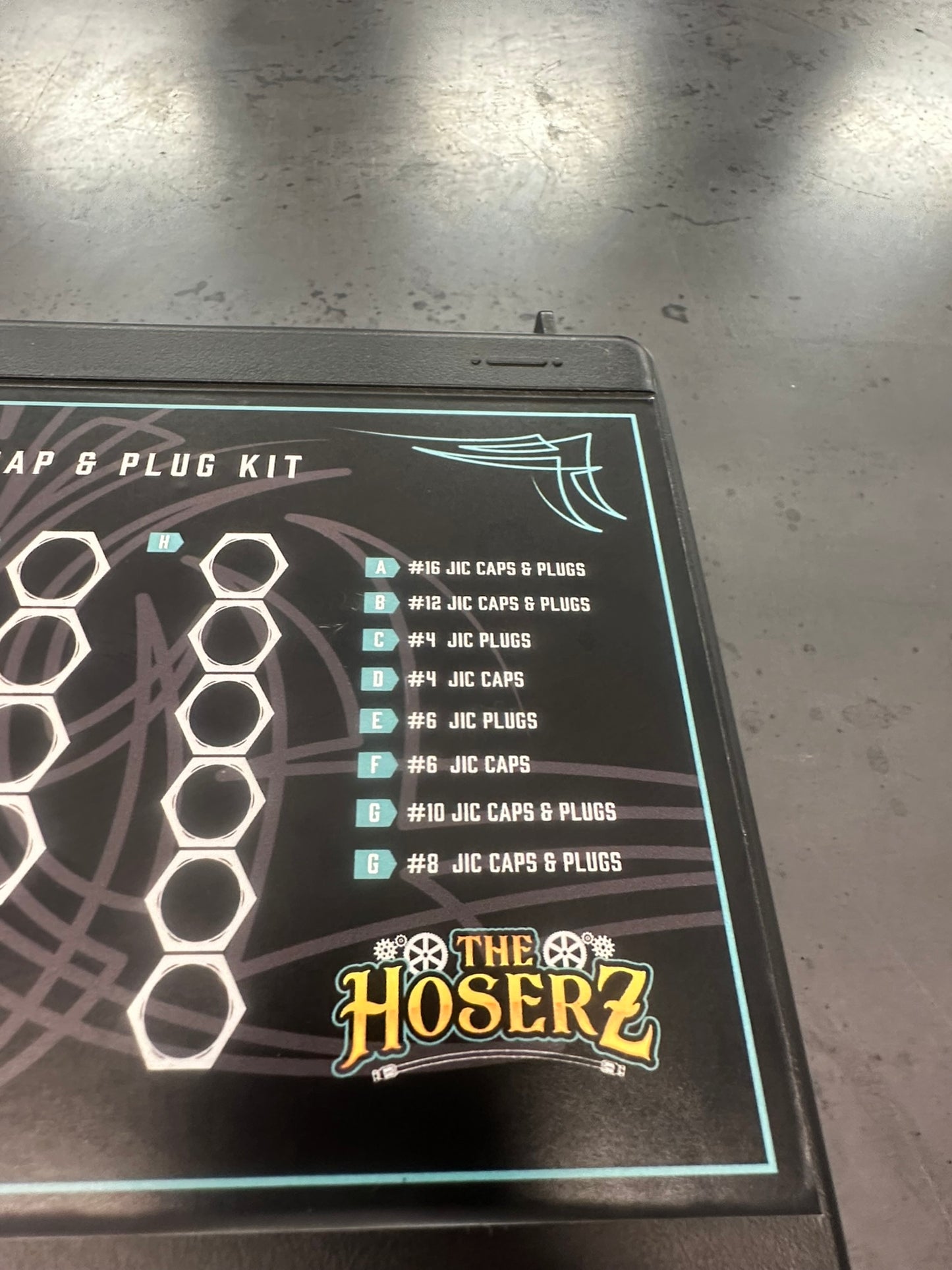 The Hoserz 72PCS JIC 37° Flare Cap & Plug Kit