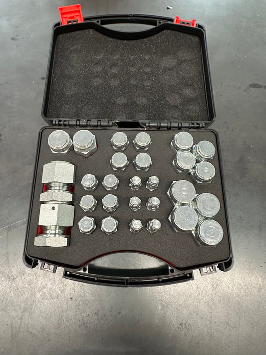 The Hoserz 56pcs BSPP Cap & Plug Kit