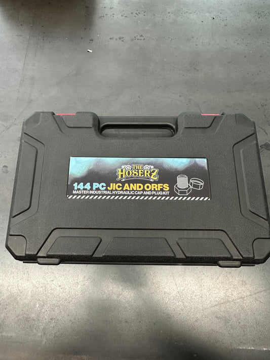 The Hoserz 144pc JIC And ORFS Master Cap And Plug Kit