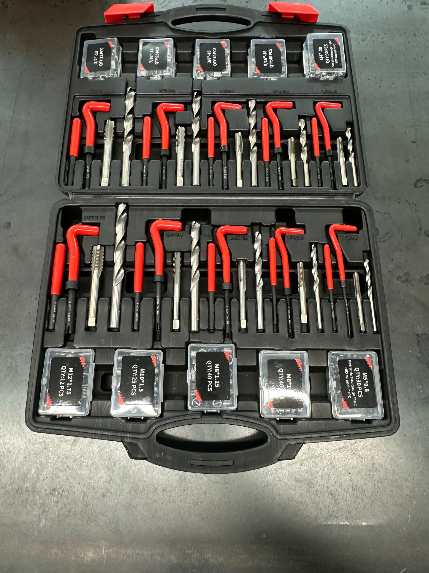 The Hoserz Master Metric And SAE Thread Repair Kit