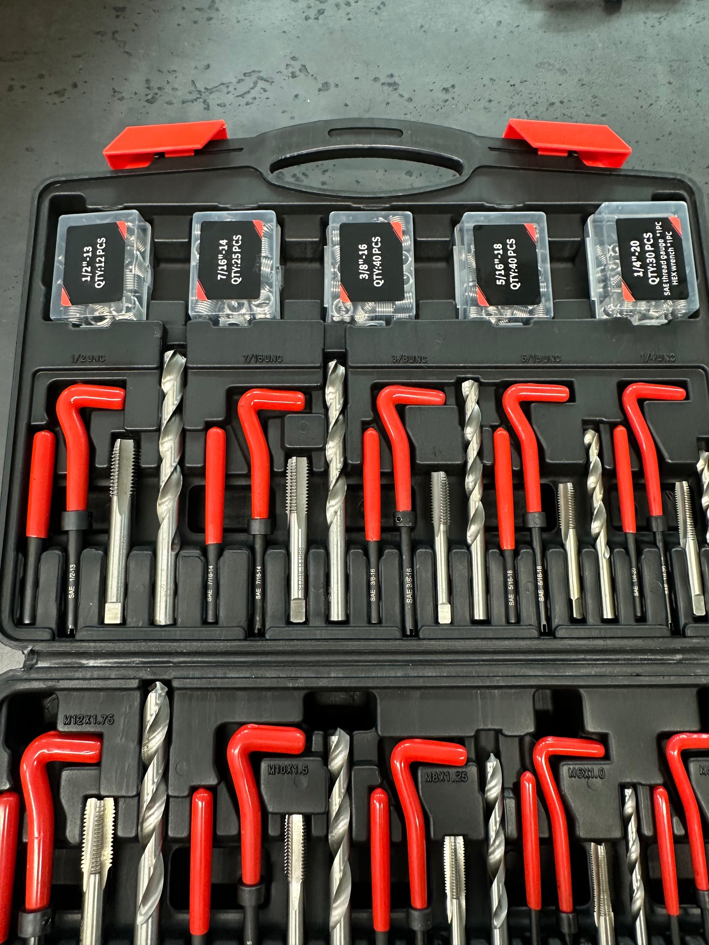 The Hoserz Master Metric And SAE Thread Repair Kit