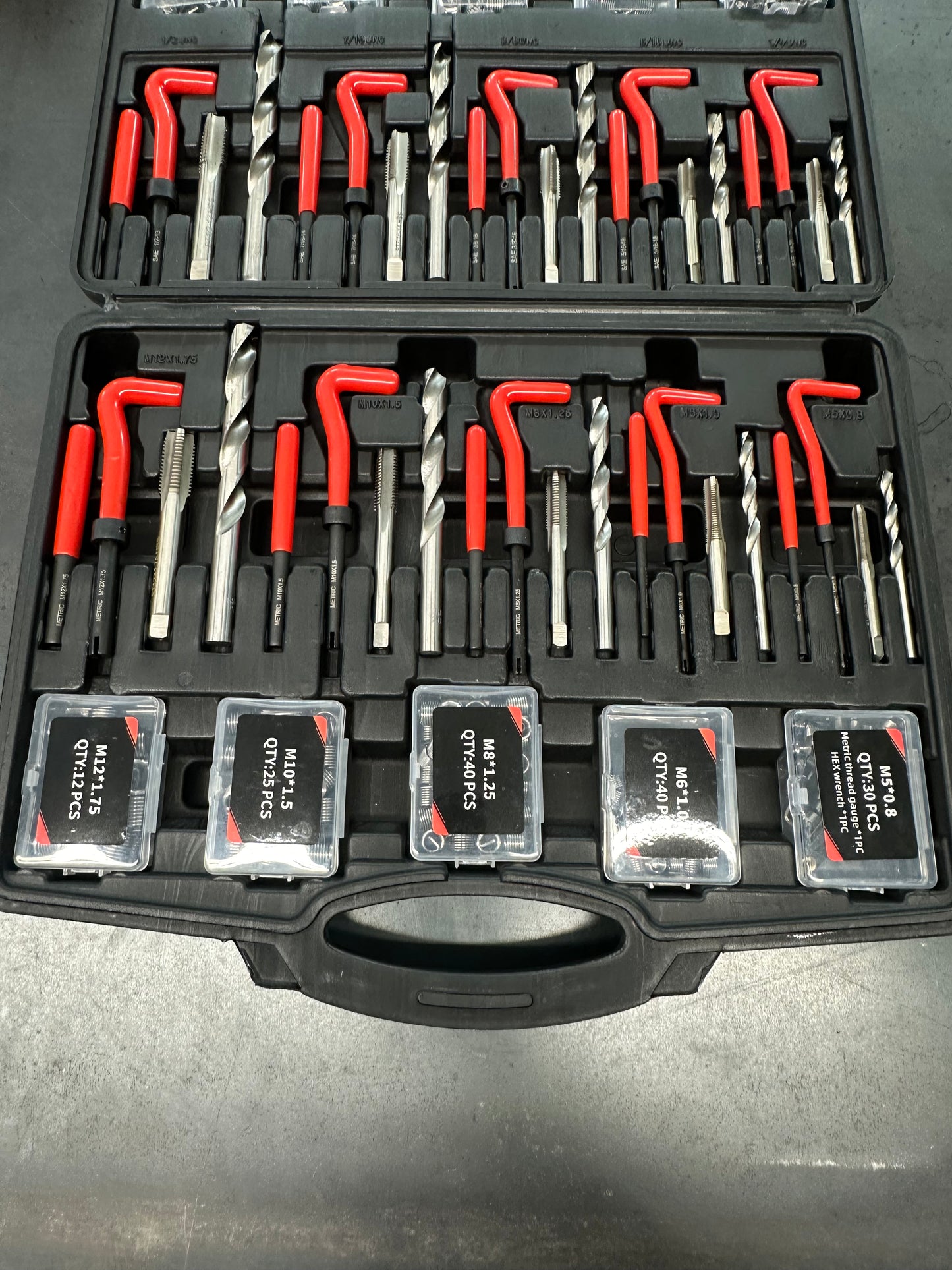 The Hoserz Master Metric And SAE Thread Repair Kit