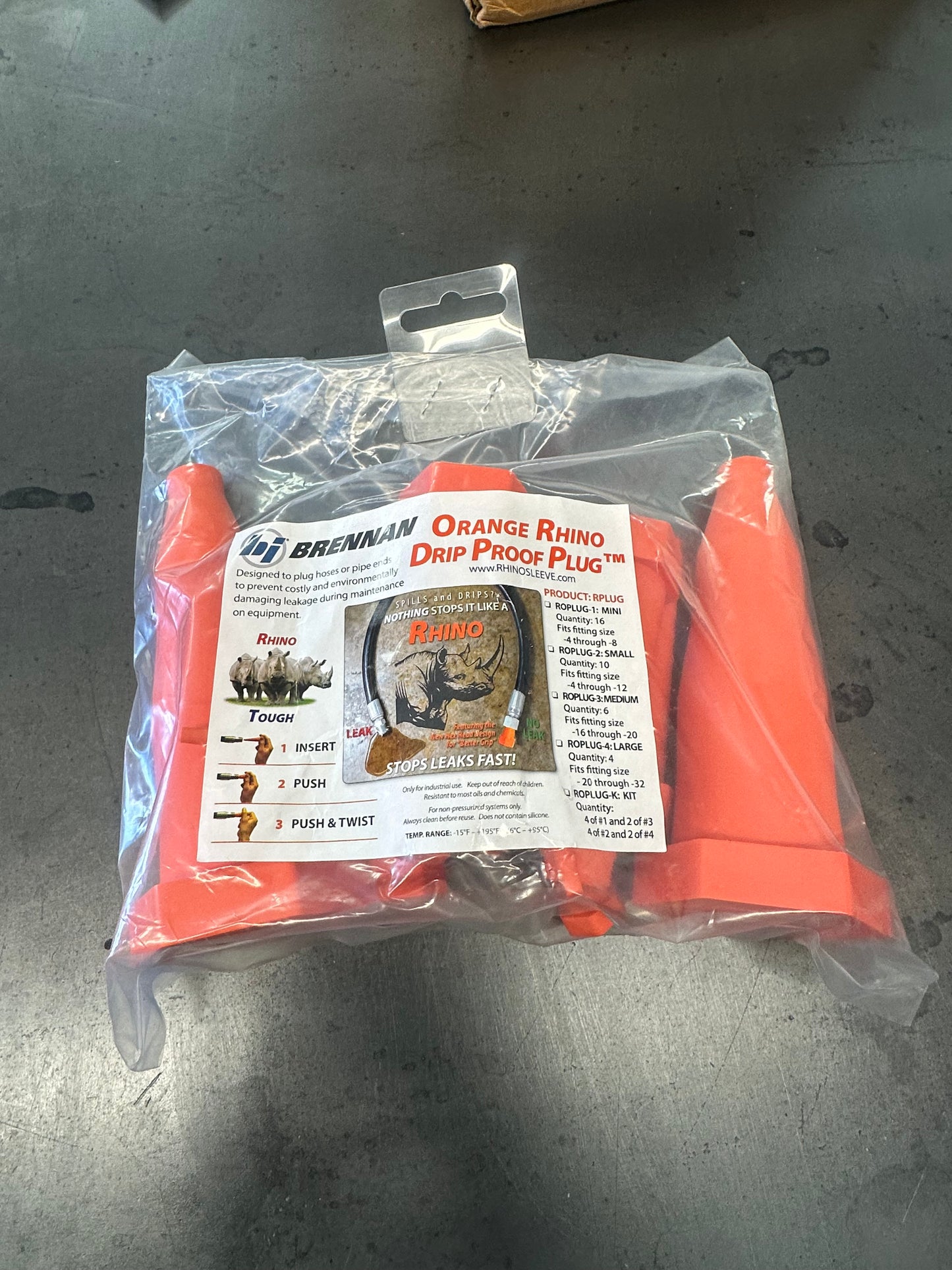 Rhino Drip Proof Plugs